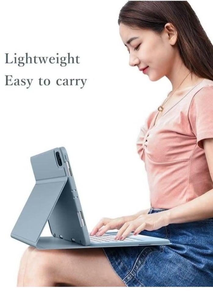 SMOOKY - iPad 10th Generation 2022 Keyboard Case with Touchpad Cute Round Key Color Keyboard iPad 10 10.9 inch Detachable Touch Keyboard Slim Smart Cover - Image 1