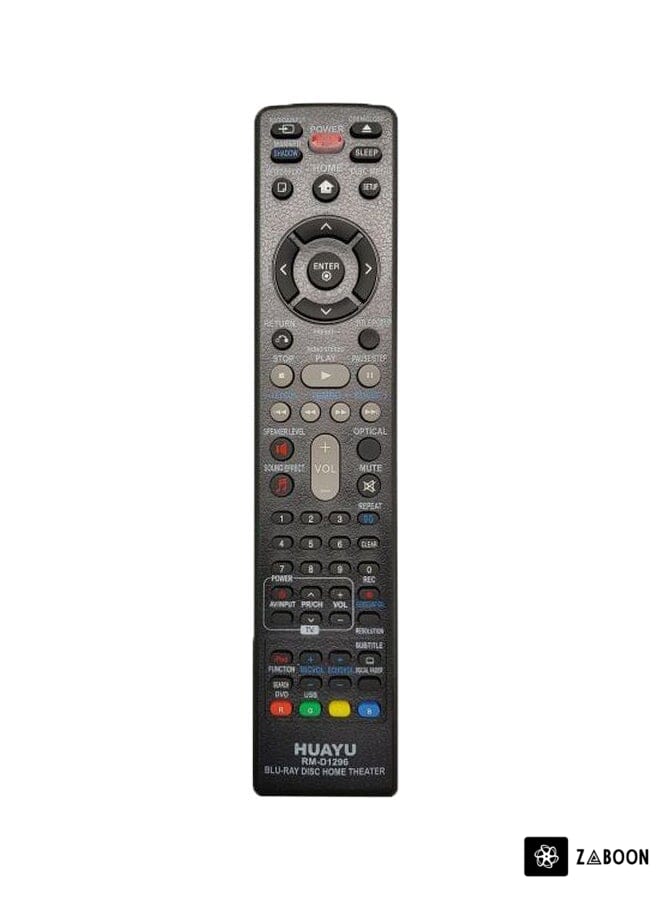 Zaboon Remote Control For LG Home Theaters Black