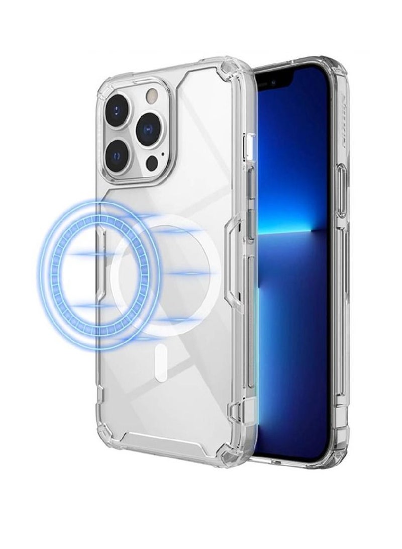 Nillkin Protective Crystal Clear Designed Magnetic Shockproof MagSafe Case Cover For iPhone 13 Pro Max - Image 3