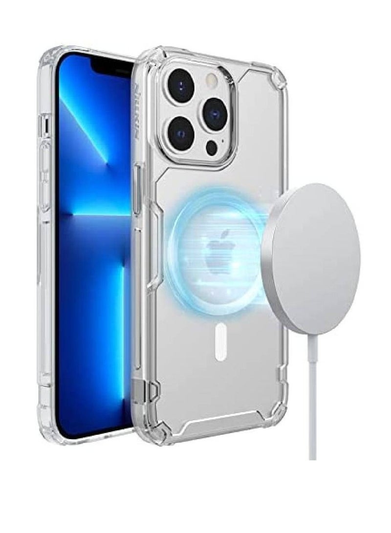 Nillkin Protective Crystal Clear Designed Magnetic Shockproof MagSafe Case Cover For iPhone 13 Pro Max - Image 1