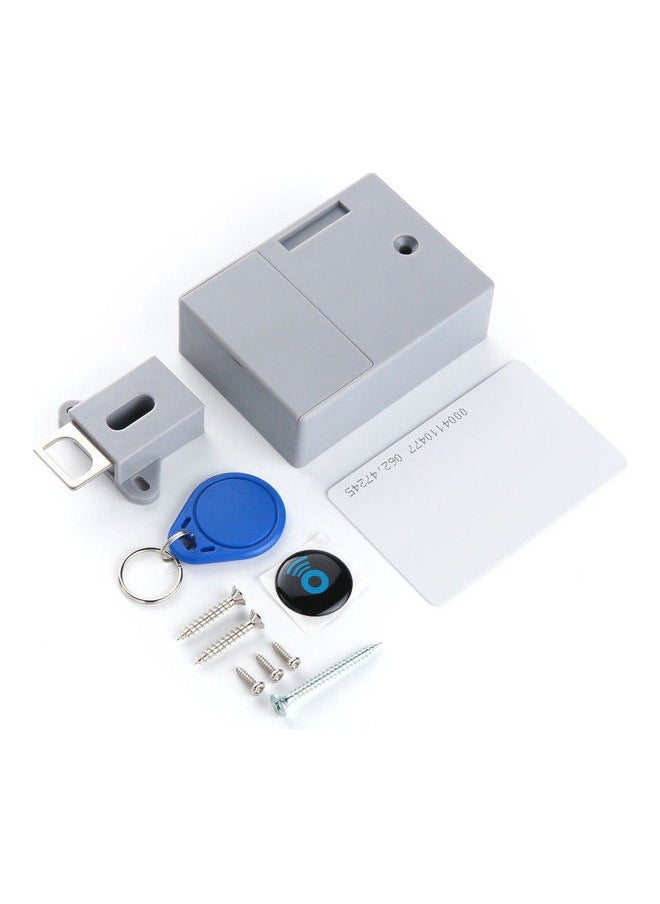 Generic Digital RIFD IC Card Drawer Sensor Lock White  - Image 3