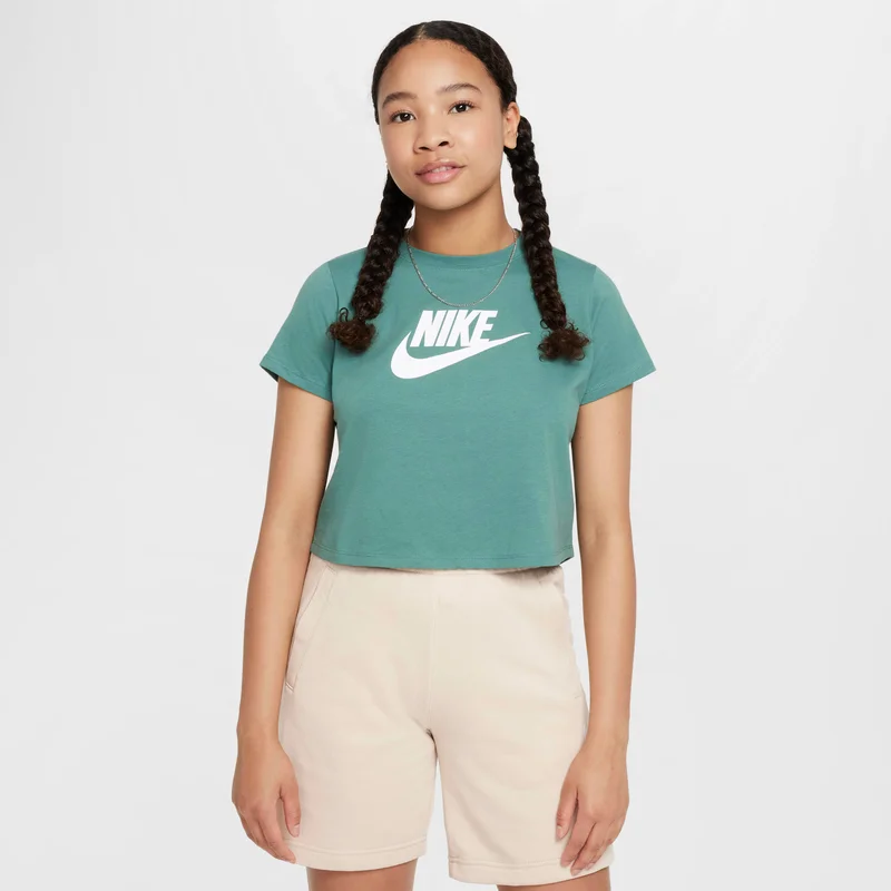 Nike Kids' Sportswear Cropped T-Shirt (Older Kids)