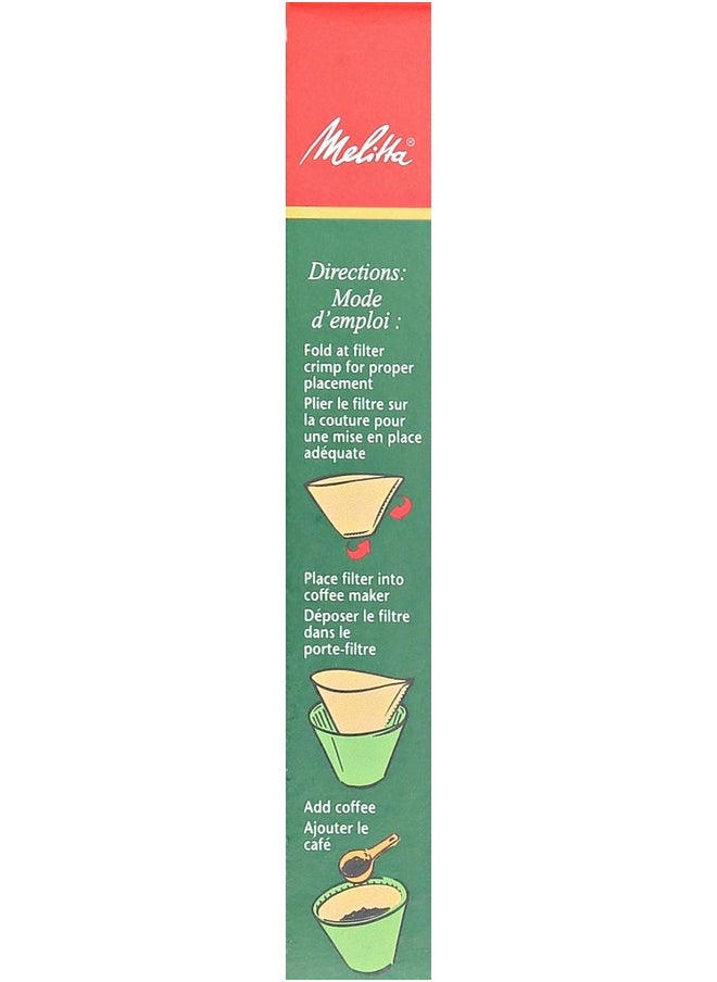 Melitta Melitta 620122#1 40 Count Natural Brown Cone Coffee Filters, Brown  - Image 2