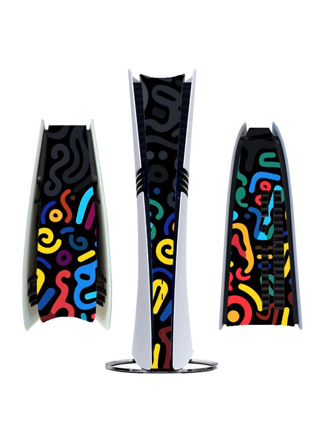 general Ps5 Pro Side Film Middle Anti-fingerprint Host Bar Personality Stickers Can Be Made Side2-Color:141451 - Image 4