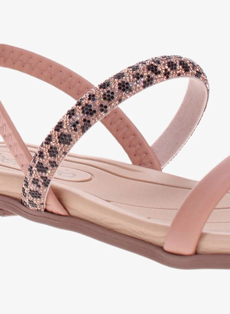 Beira Rio  Beira Rio Ladies Flat Sandals Nude | Made In Brazil for Women | Best Price UAE