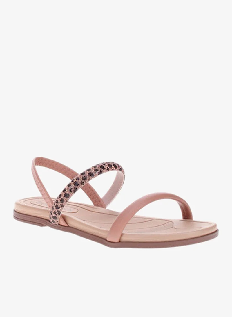 Beira Rio  Beira Rio Ladies Flat Sandals Nude | Made In Brazil for Women | Best Price UAE