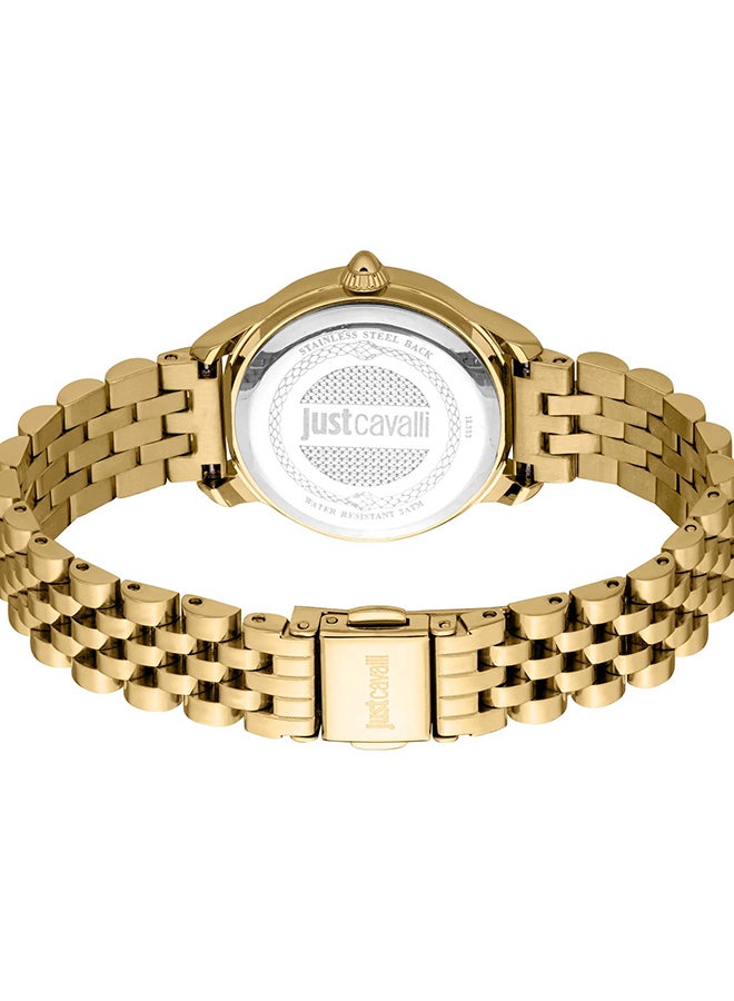 Just Cavalli جست كافالي ليدي أليغرا JC1L333M0025 - ساعة كوارتز أنثوية من الفولاذ المقاوم للصدأ 3 عقارب - Image 3