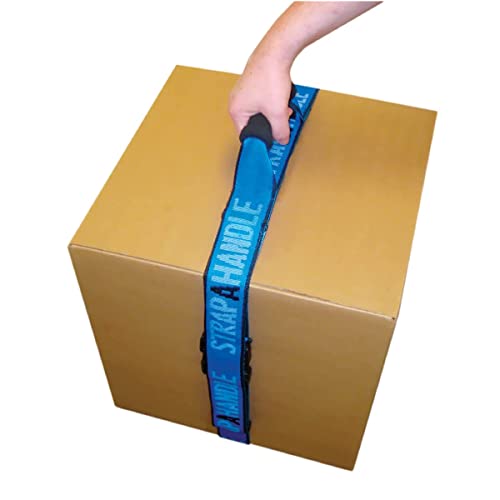 Strap-A-Handle 6' Carrying Strap with Handle | Adjustable Belt | Heavy Duty, Easy, Safe, Secure, Lifting, Moving, Carry Strap for Boxes, Groceries | Best Luggage Strap (Strap-A-Handle 6ft. Length, 40lb. Capacity) - Image 1