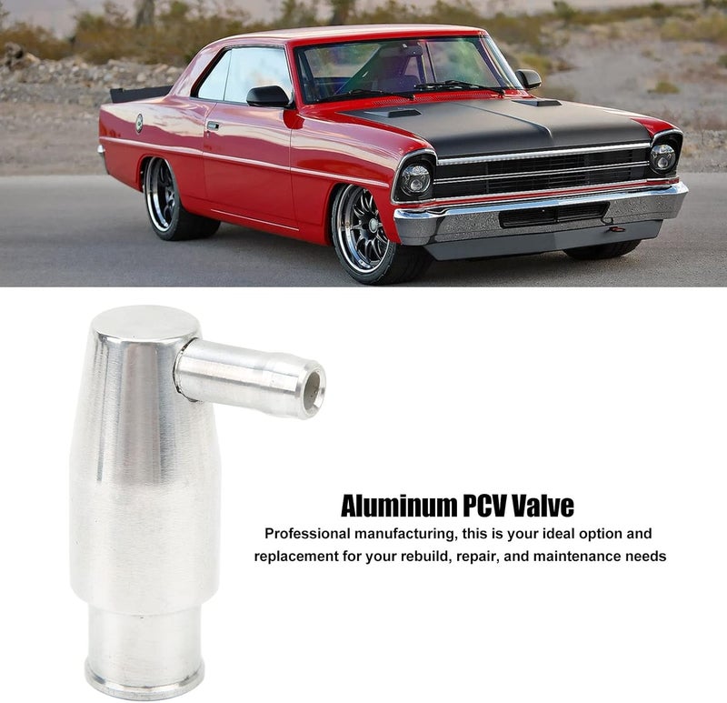 كلاراكو غطاء صمام PCV مقاس 3/4 بوصة مع فتحة تهوية من الألومنيوم المصقول 6008 بديل - Image 4