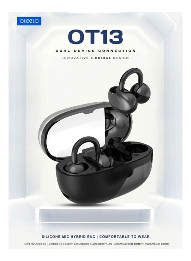 Oteeto OT13 Wireless Earbuds – Bluetooth 5.4 with AD7003D4 Chip, Ultra-Stable Low-Latency Connection, High-Fidelity Sound - Image 4