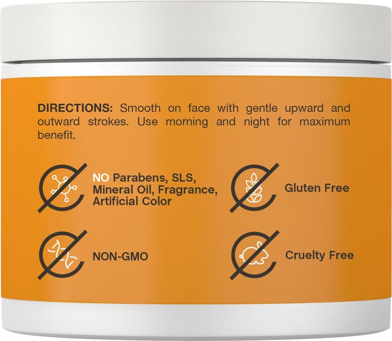 Coera Vitamin C Cream | 4oz | For Face, Dark Spots, Body, and Skin | Brightening, Hydrating, & Firming Moisturizer | Free of Parabens, SLS & Fragrances | Cruelty Free | Packaging May Vary - Image 3
