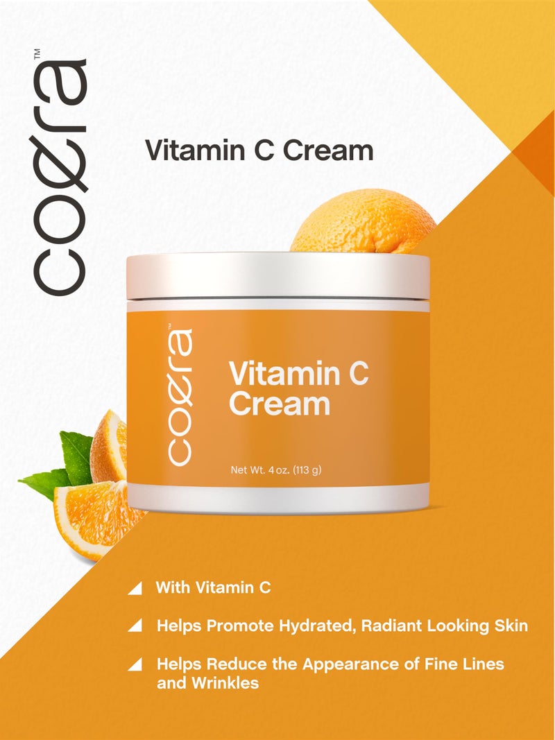 Coera Vitamin C Cream | 4oz | For Face, Dark Spots, Body, and Skin | Brightening, Hydrating, & Firming Moisturizer | Free of Parabens, SLS & Fragrances | Cruelty Free | Packaging May Vary - Image 5