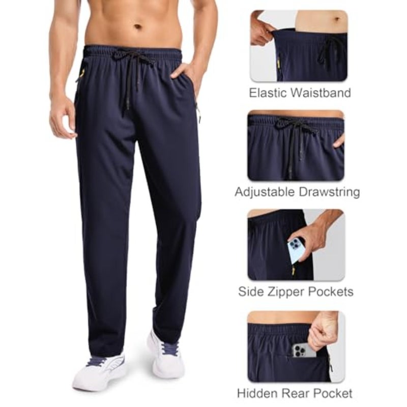 Zoofly الرجال Sweatpants السراويل الرياضية تنفس سريعة الجافة مقاومة للماء عداء ببطء الجري السراويل الترنك تجريب سراويل للتسلق - Image 5