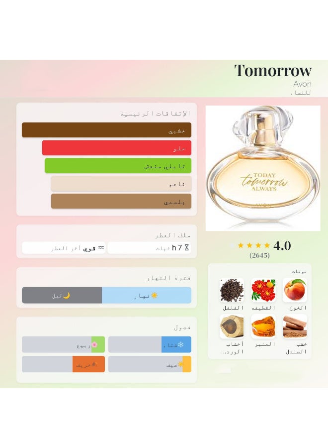 AVON Tomorrow - For Women - EDP - 50 ML - Image 3