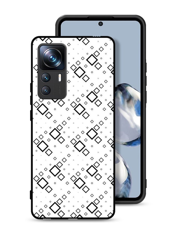 Tolwak Xiaomi 12T Pro Protective Case Cover Square Abstract Digital Art - Image 1