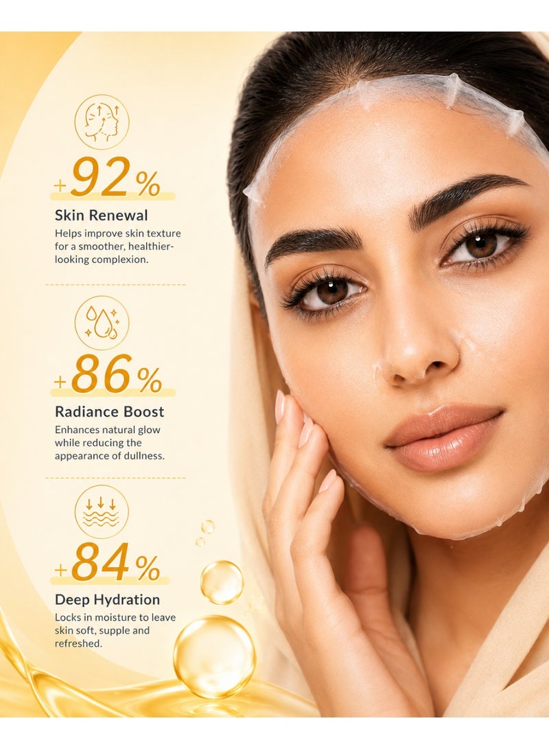 BIOAQUA Retinol Anti Oxidant Facial Sheet Mask for Fine Lines, Fatigue, Dark Dull Skin, Tocopherol Antioxidant Repair | Brightening Formula | Daily Skincare All Skin Types | Pack of 5 | 25g Each - Image 2