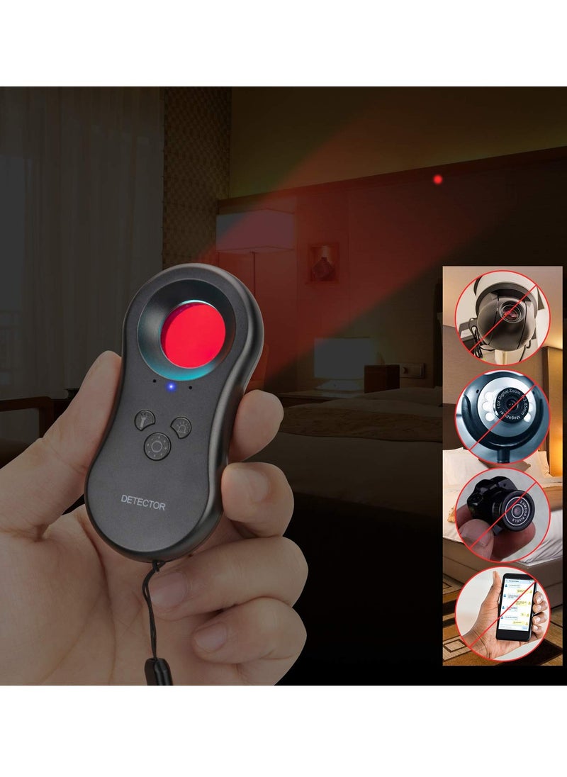 SYOSI - Hidden Camera Detectors with Infrared, Pocket-Sized Anti-Spy Camera Finder, Locates Hidden Devices, Includes Anti-Theft Alarm, Ideal for Hotels, Bathrooms and Travel - Image 1