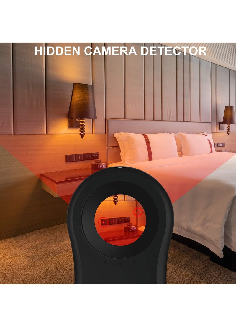 SYOSI - Hidden Camera Detectors with Infrared, Pocket-Sized Anti-Spy Camera Finder, Locates Hidden Devices, Includes Anti-Theft Alarm, Ideal for Hotels, Bathrooms and Travel - Image 1