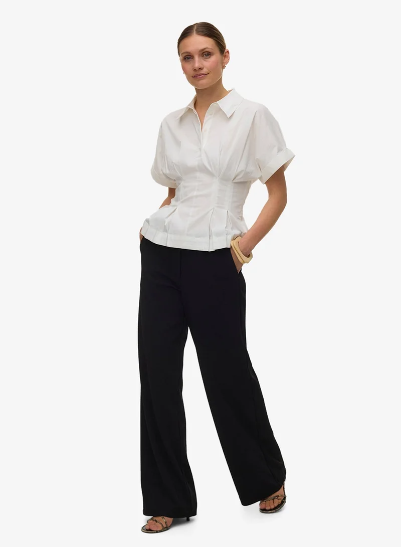 VERO MODA Front Gatherings Regular Fit Shirt