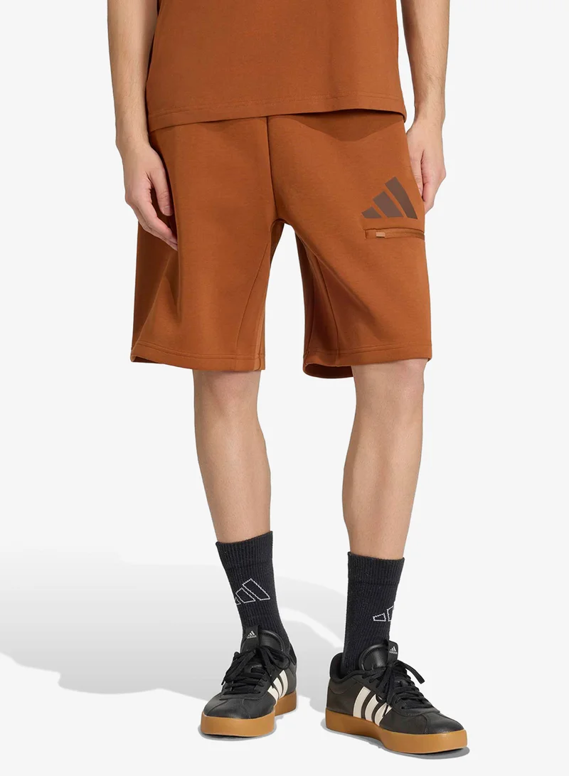 اديداس شورت أيقونات المستقبل بثلاثة خطوط