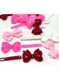 TARA Tara Girls Self Hinge Bow Hair Barrettes - Pinks - 18 Pcs.  - Image 4