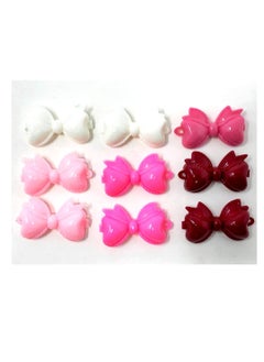 TARA Tara Girls Self Hinge Bow Hair Barrettes - Pinks - 18 Pcs.  - Image 1