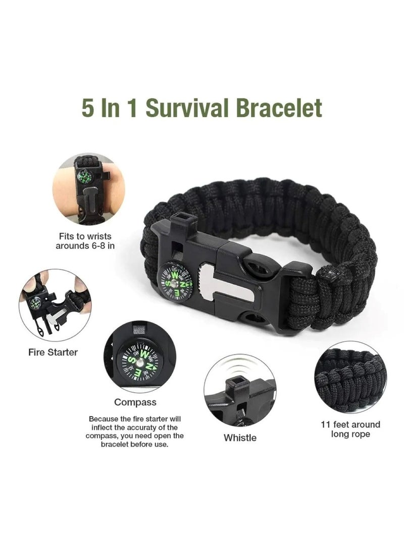 Huitich 18-in-1 Multifunctional Emergency Survival Kit for Hiking and Camping - Image 2