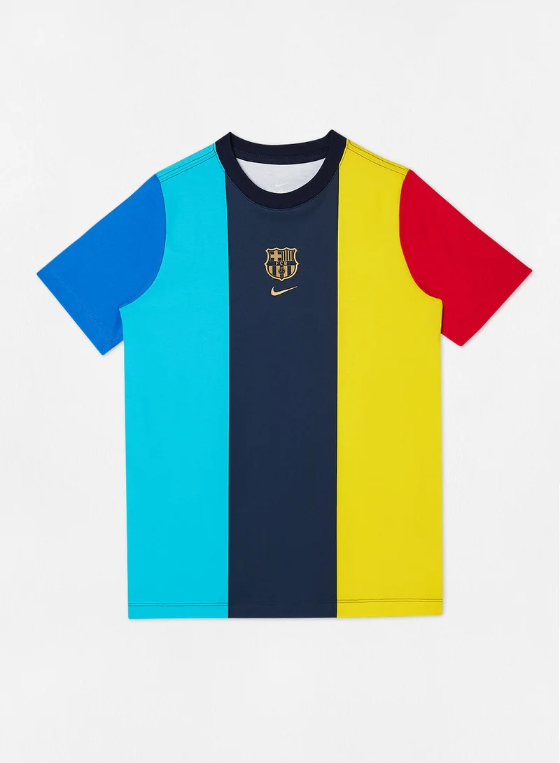 Nike Boys F.C. Barcelona Away Voice Football T-Shirt