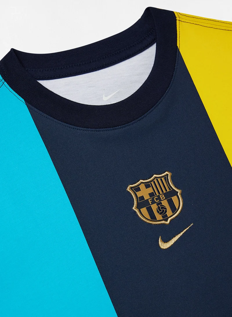 Nike Boys F.C. Barcelona Away Voice Football T-Shirt