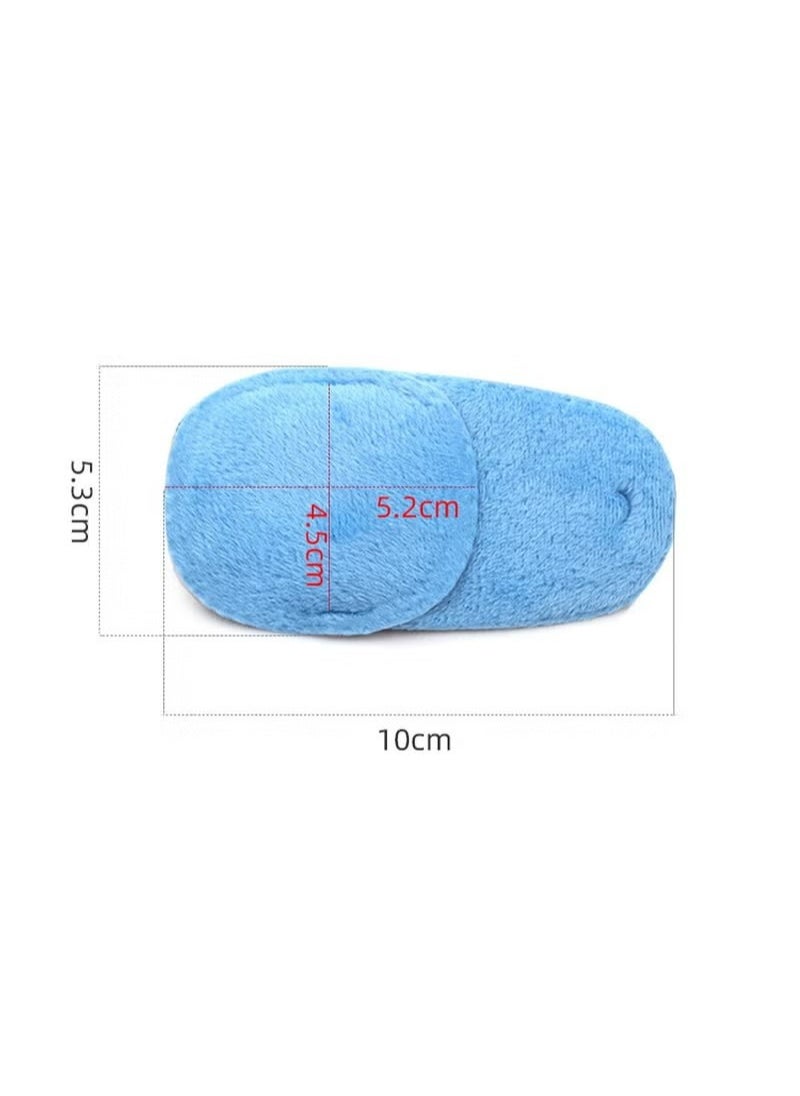 4 Pack Eye Patches for Kids Girls Boys Right  Left Eye Patch for Glasses Lazy Eye Patch for Children Treating Lazy Eye Amblyopia Strabismus and After Surgery Full Coverage (Blue)