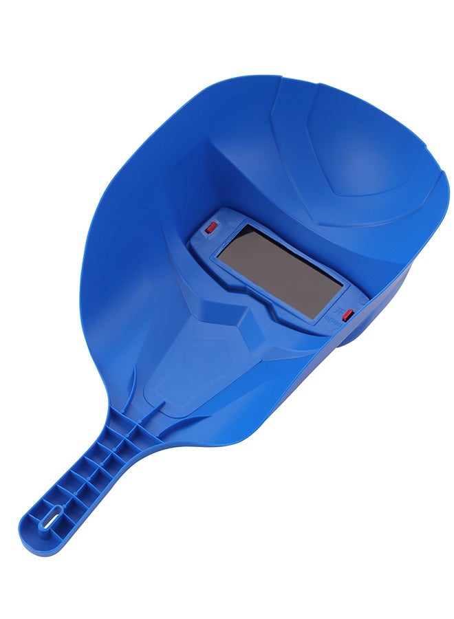 LAWAZIM Handheld Safety Welding Mask-Blue- Anti-Fog Impact Resistant Full Face Protection Welding Protective Gear for Metal Fabrication Automotive Repair DIY Projects and ARC MIG TIG Welding Workshops  - Image 3