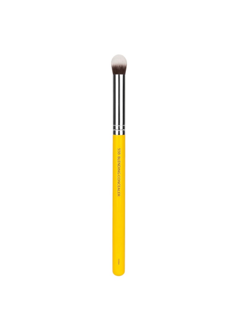 Bdellium Tools Bdellium Tools Professional Makeup Brush - Studio Series 938 Blending Concealer - With Soft Synthetic Fibers, For Covering Imperfections (Yellow, 1pc) 