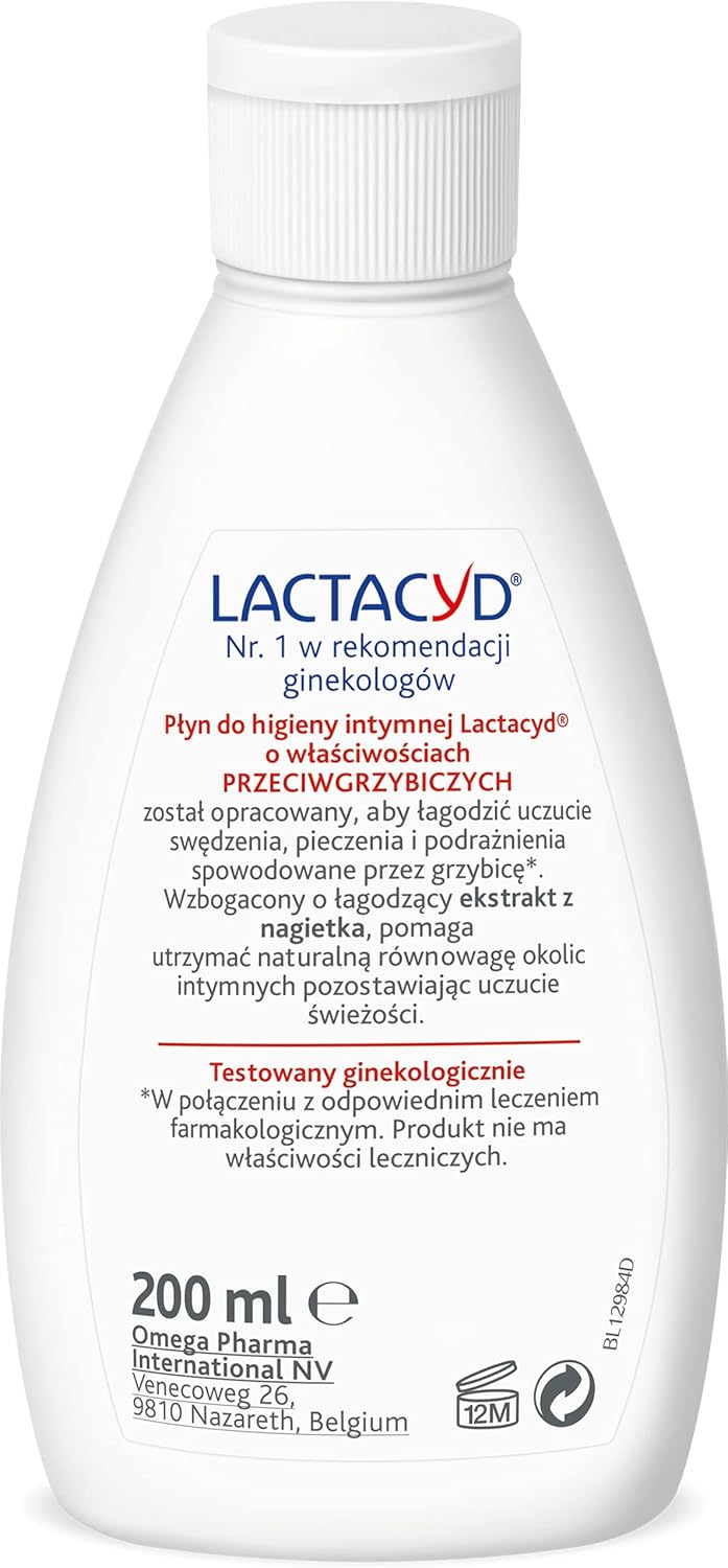 Lactacyd Antifungal Gynecological Intimate Hygiene Fluid 200ml - Image 4