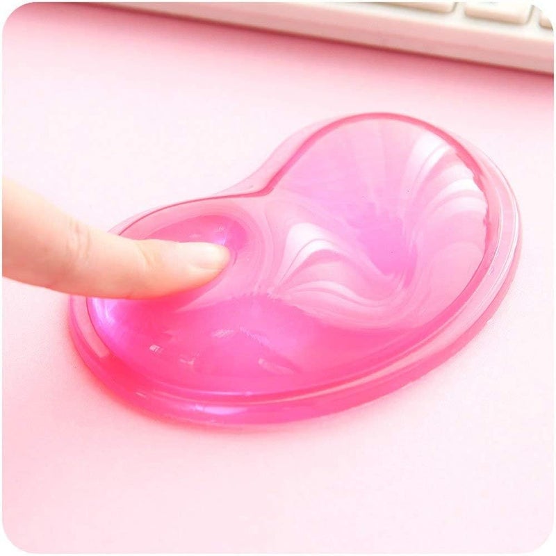 LetGoShop Ergonomic Gel Wrist Rest for Mouse, Computer Mouse Wrist Support for Arm Pain Relief, Heart-Shaped Cute Hand Wrist Cushion for Home and Office Working Gaming Anti-Fatigu - Image 3