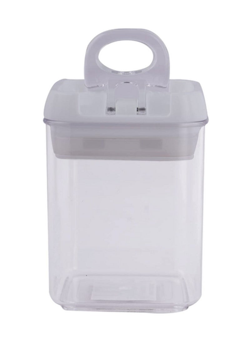 Felli Airtight Modular Food Storage Container with Lid Clear and Grey 2.2 Liter Capacity - Image 2