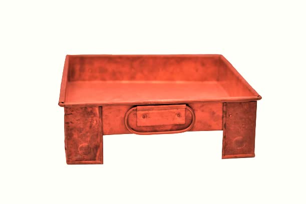 Shrinika Pure Copper Hawan Kund for Pooja Purpose Indian Cultural Religious Item Best for Home Office Copper Brown Size 10 inch - Image 1