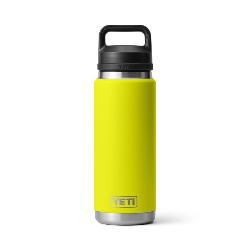 YETI Rambler 26 oz Bottle  Leakproof  Vacuum Insulated  Stainless Steel with Chug Cap  Firefly Yellow - Image 3