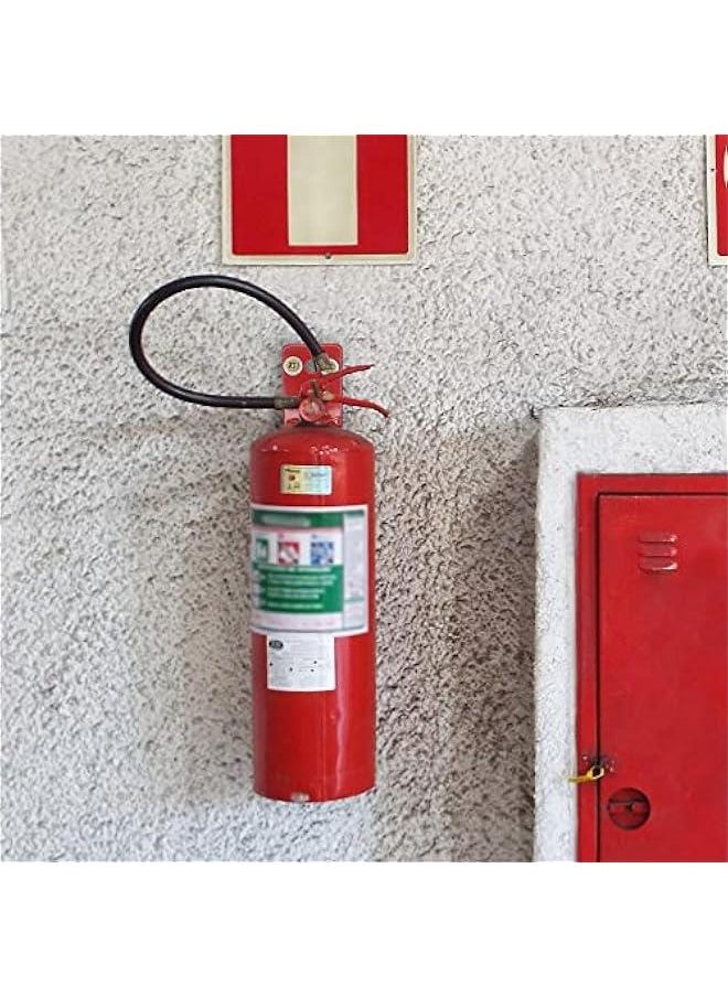 Fire Extinguisher Mount, Wall Hook, Fire Extinguisher Bracket up to 40 lbs Extinguishers, Suitable for Big and Small Fire Extinguishe (4 Brackets)