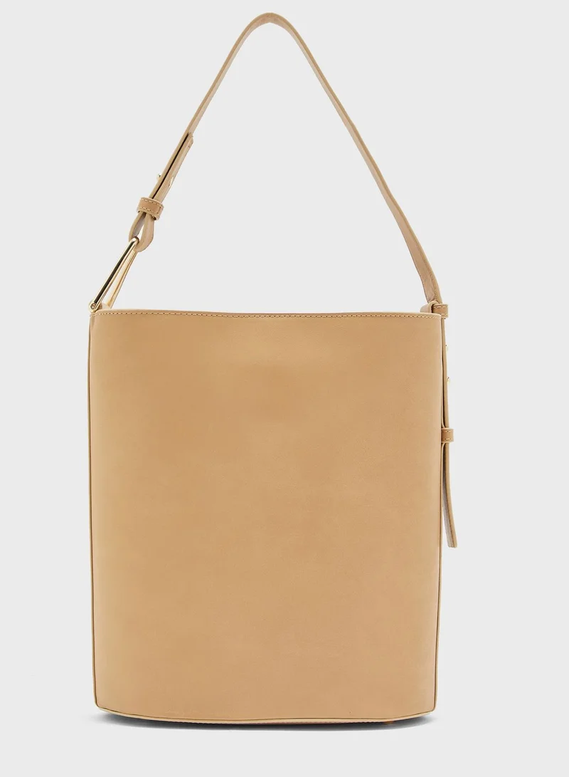 TOMMY HILFIGER Turn Lock Bucket Bag