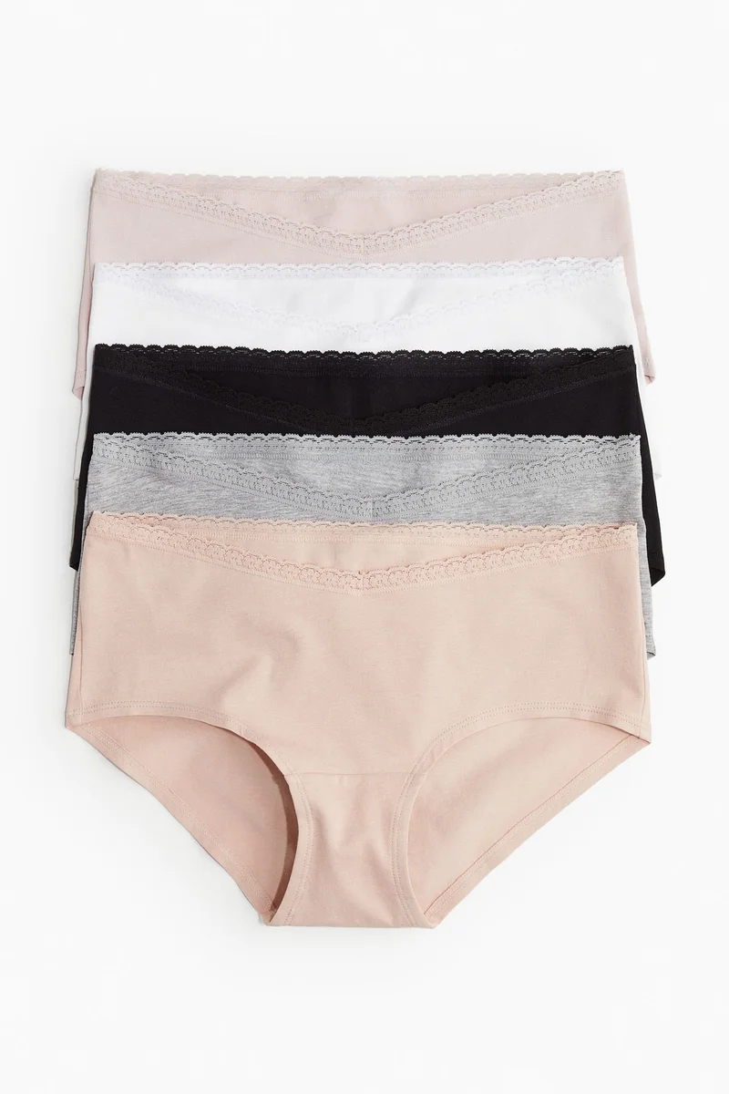 H&M MAMA 5-pack hipster briefs