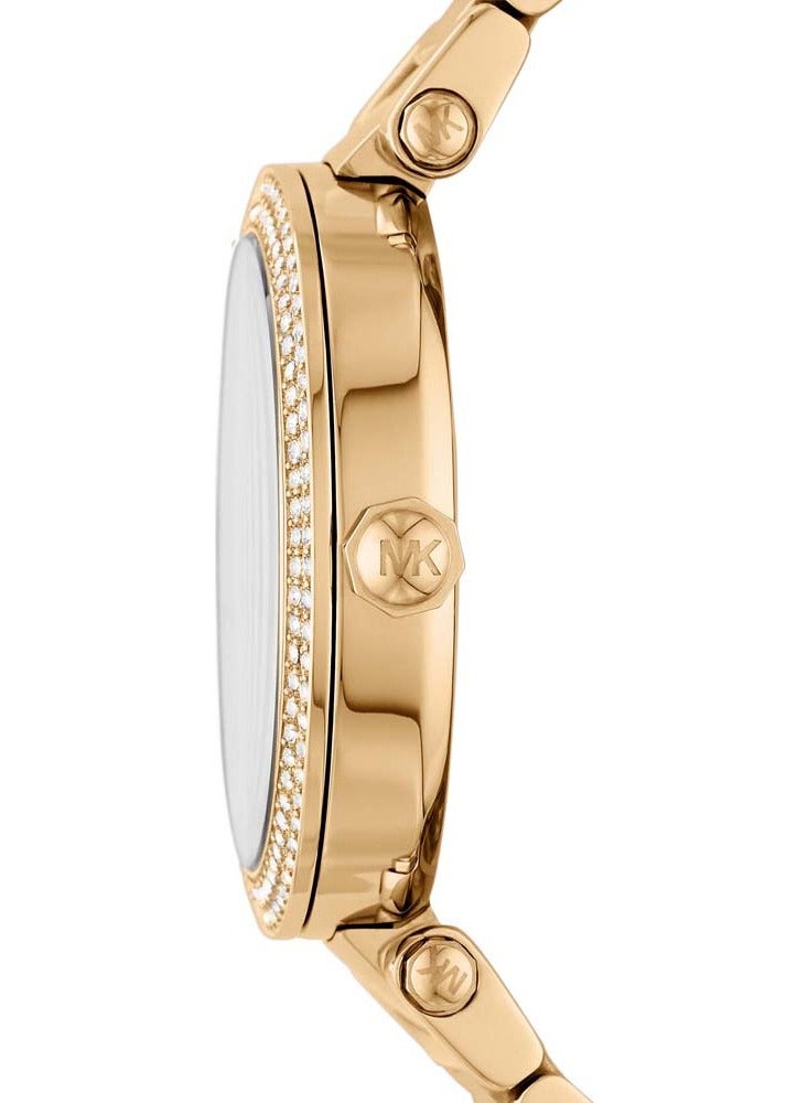 MK PARKER PAVE GOLD TONE WOMEN'S WATCH| 6659 - Image 2
