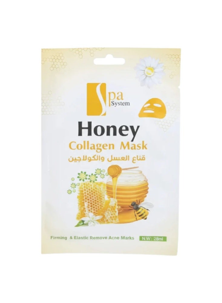 Honey & Collagen Face Mask - 28ml × 5 pcs