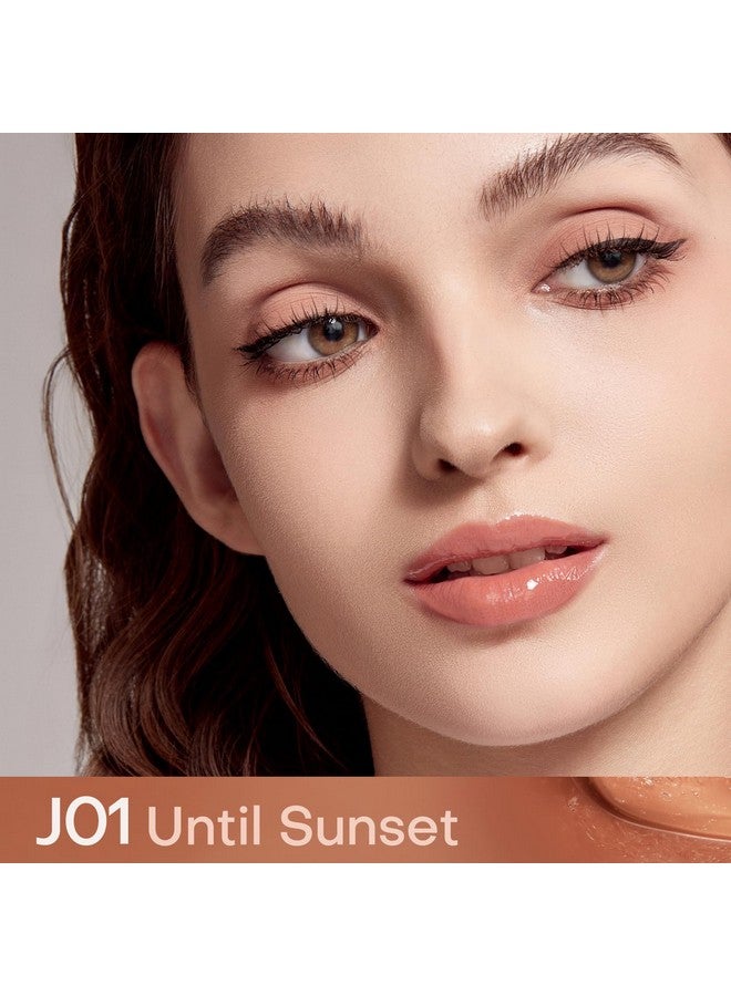 Mistine Plumping Lip Plumper High Shinemoisturizing Essence Lip Gloss Gloss With 1% Lip Gloss Peptide Lip Tint Gloss (J01 Until Sunset) - Image 2