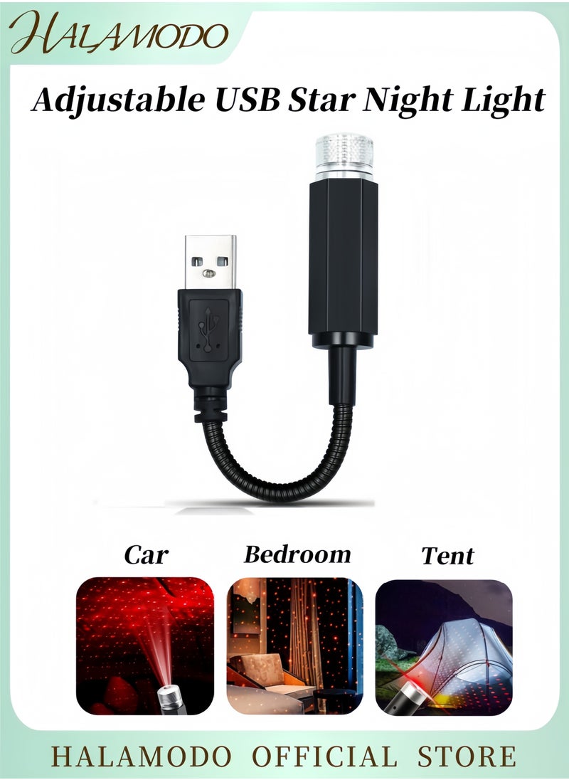 هالامودو أضواء النجوم USB للسيارة، أضواء النجوم LED، سماء مرصعة بالنجوم، أضواء مرنة محمولة لسقف السيارة، لغرفة النوم والسقف الداخلي للسيارة والحفلات  - Image 1