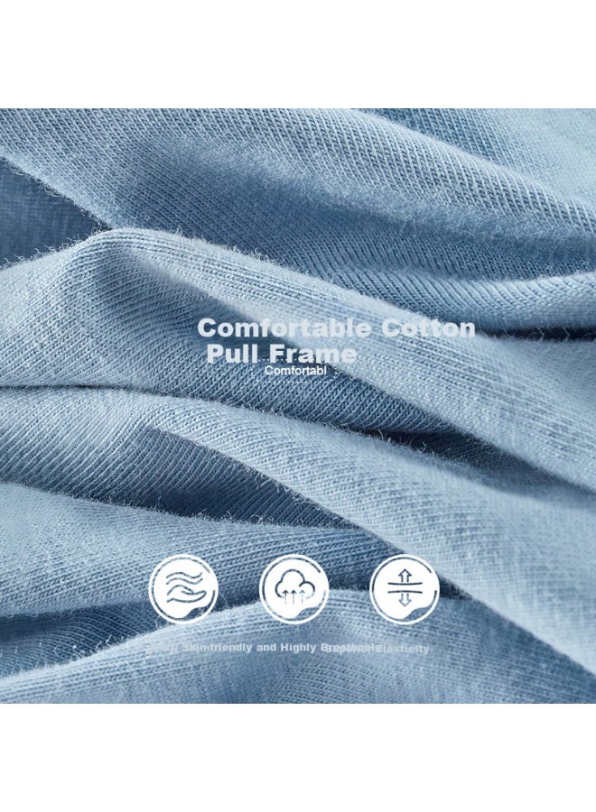 Fenton Fenteng Men's Cotton Breathable Antibacterial Loose Boxer Shorts Big Size Four-corner Pants Combination One 3-pack L - Image 3