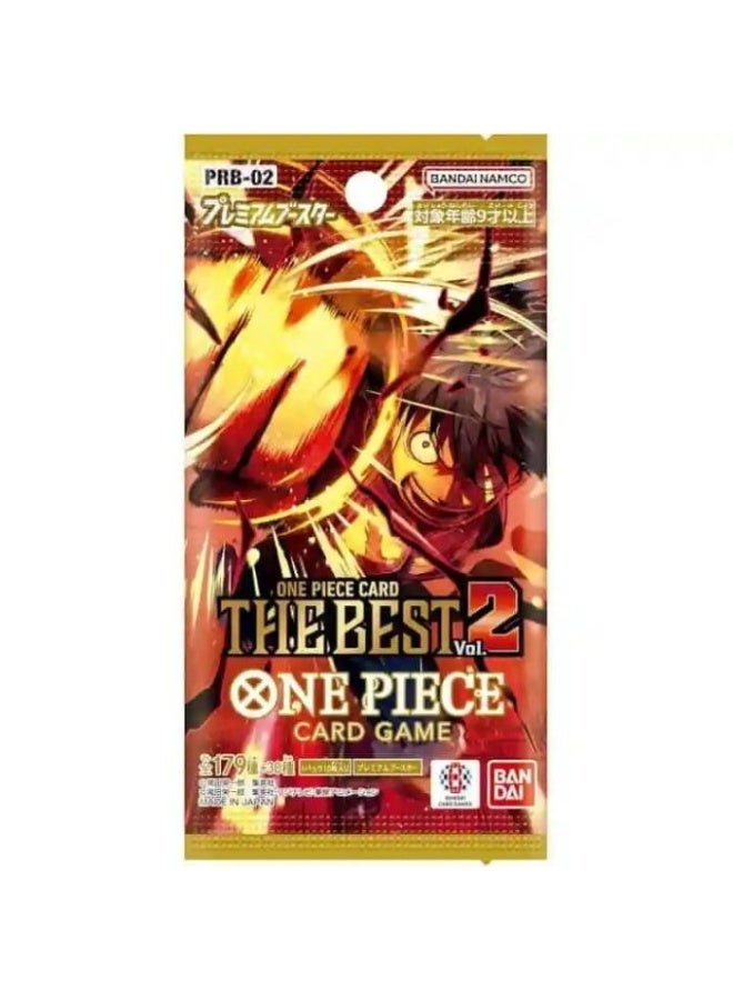 One Piece Card Game - The Best Premium Booster Pack (PRB02) - 1 Random  Pack )