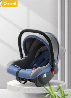 Ominii Portable Baby Car Seat with 165° Recline – Lightweight Carrier with Safety Belt, Sun Canopy, and Adjustable Handle – Suitable for Car, Travel, and Home Use  - Image 1