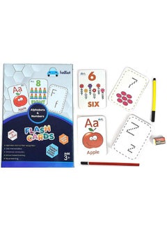 FunBlast FunBlast Activity Flash Cards for Kids/Toddlers - 26 Alphabet & 10 Number Learning Educational Flash Card with 18 Worksheets Baby,Boys,Girls - Multicolor  - Image 1
