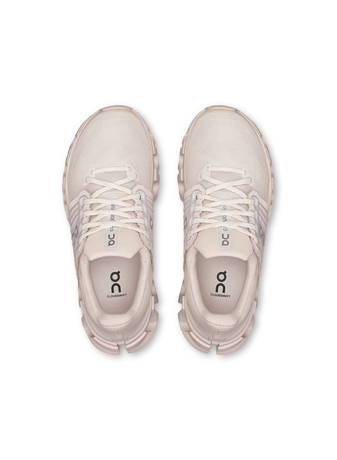 ON أحذية جري نسائية Cloudswift 4 AD – رمل العاج - Image 4