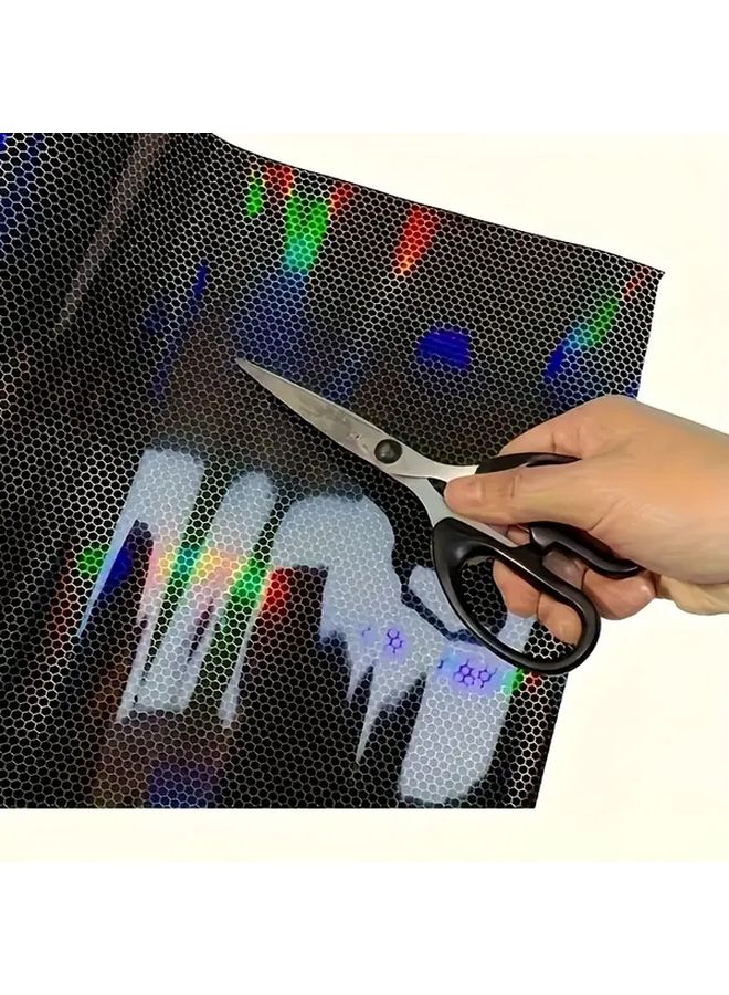 Black Car Headlight Sticker Protection Film 11 81x39 37in Waterproof UV Resistant - Image 3